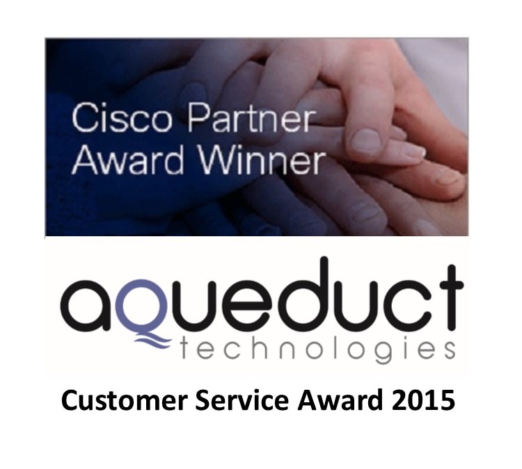 Aqueduct Technologies is recognized by Cisco Systems for Excellence in Customer Satisfaction.