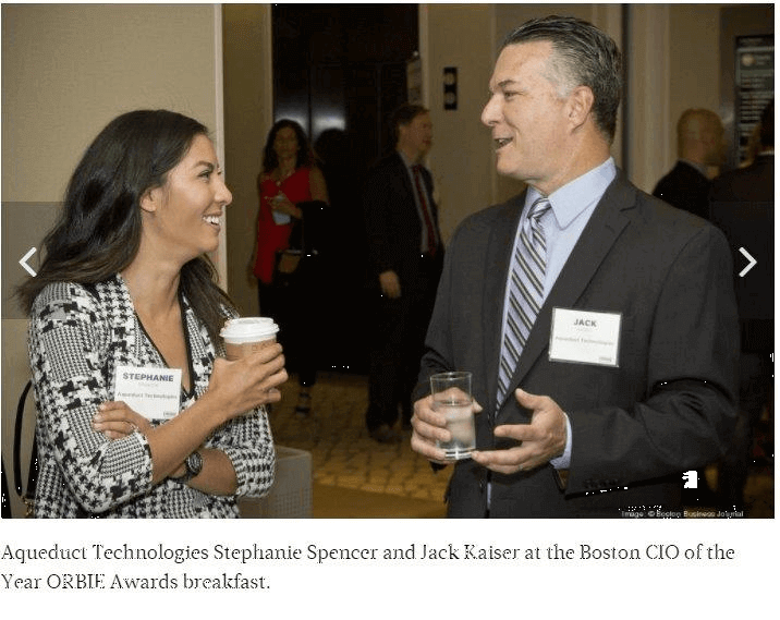 Aqueduct is a Proud Sponsor of the 2017 Boston CIO of the Year Awards Breakfast